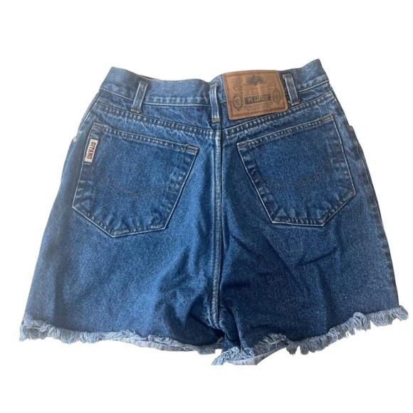 Vintage Gitano 80's 90's High Rise Denim Mom Jean Shorts 9/10 100% Cotton - Picture 1 of 9